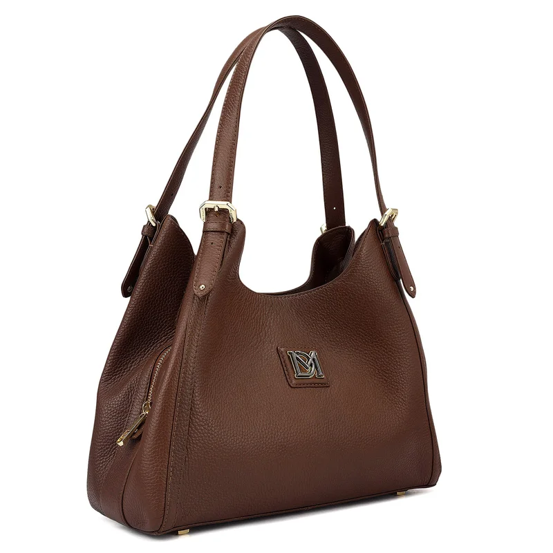 دا ميلانو هوبو جلد شمعي متوسط - إسبريسو